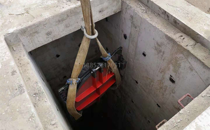 铸铁闸门安装图 铸铁闸门安装图